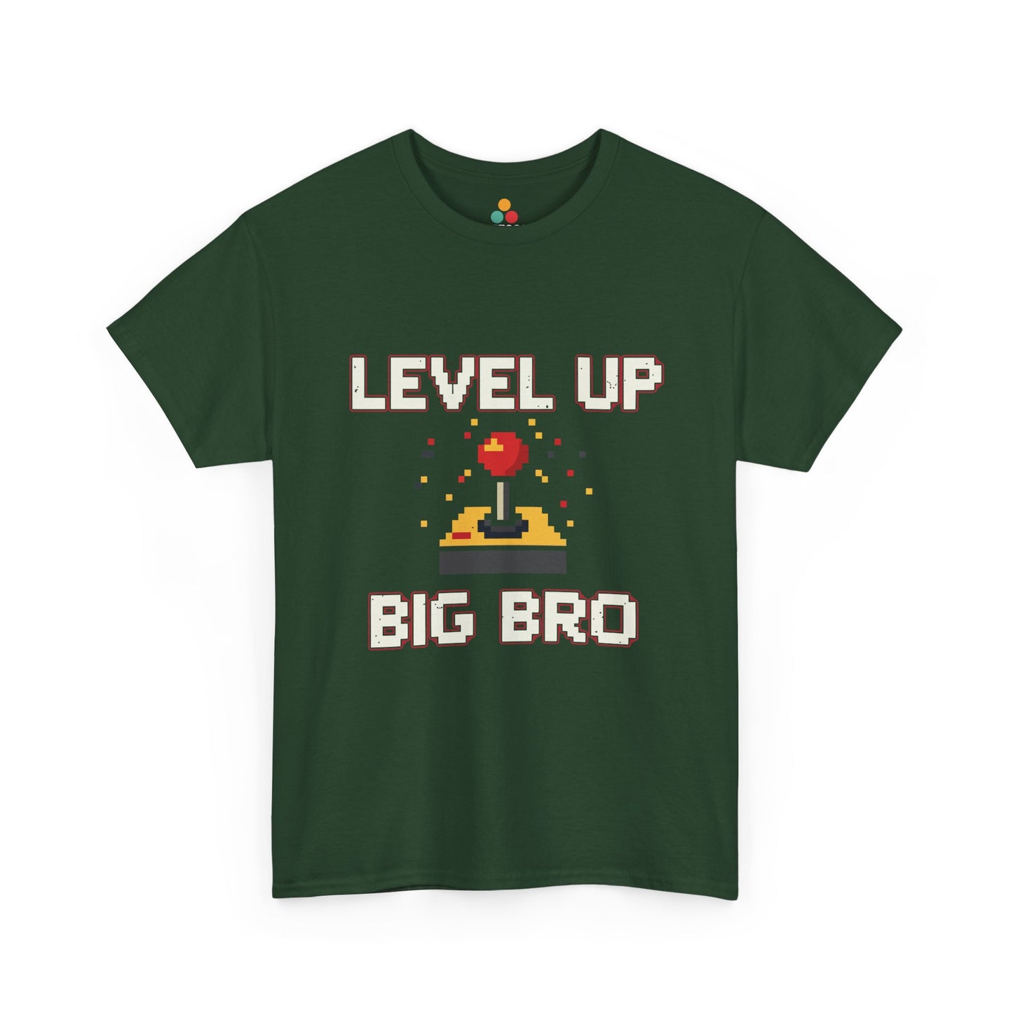 Level Up Big Bro Gamer T-Shirt – Retro Gaming Brother Gift | TEEZOCA 