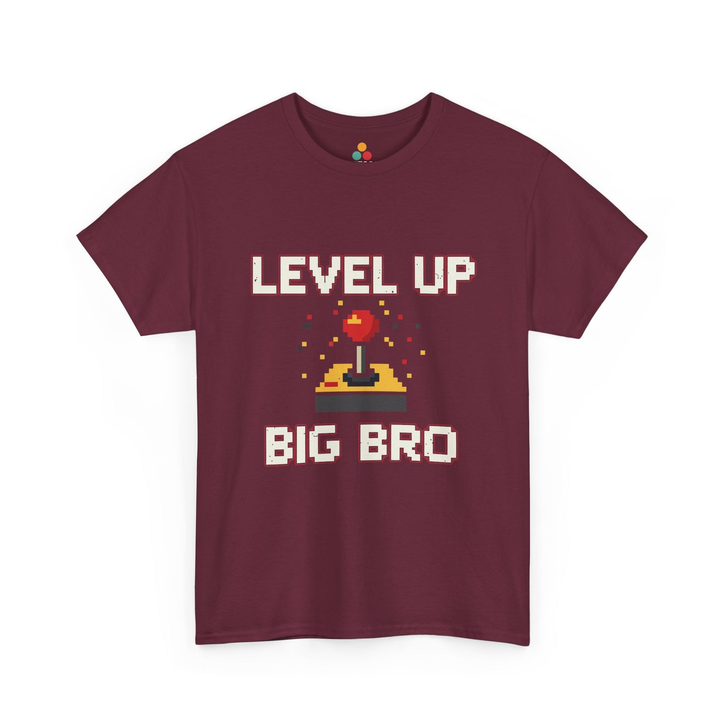 Level Up Big Bro Gamer T-Shirt – Retro Gaming Brother Gift | TEEZOCA 
