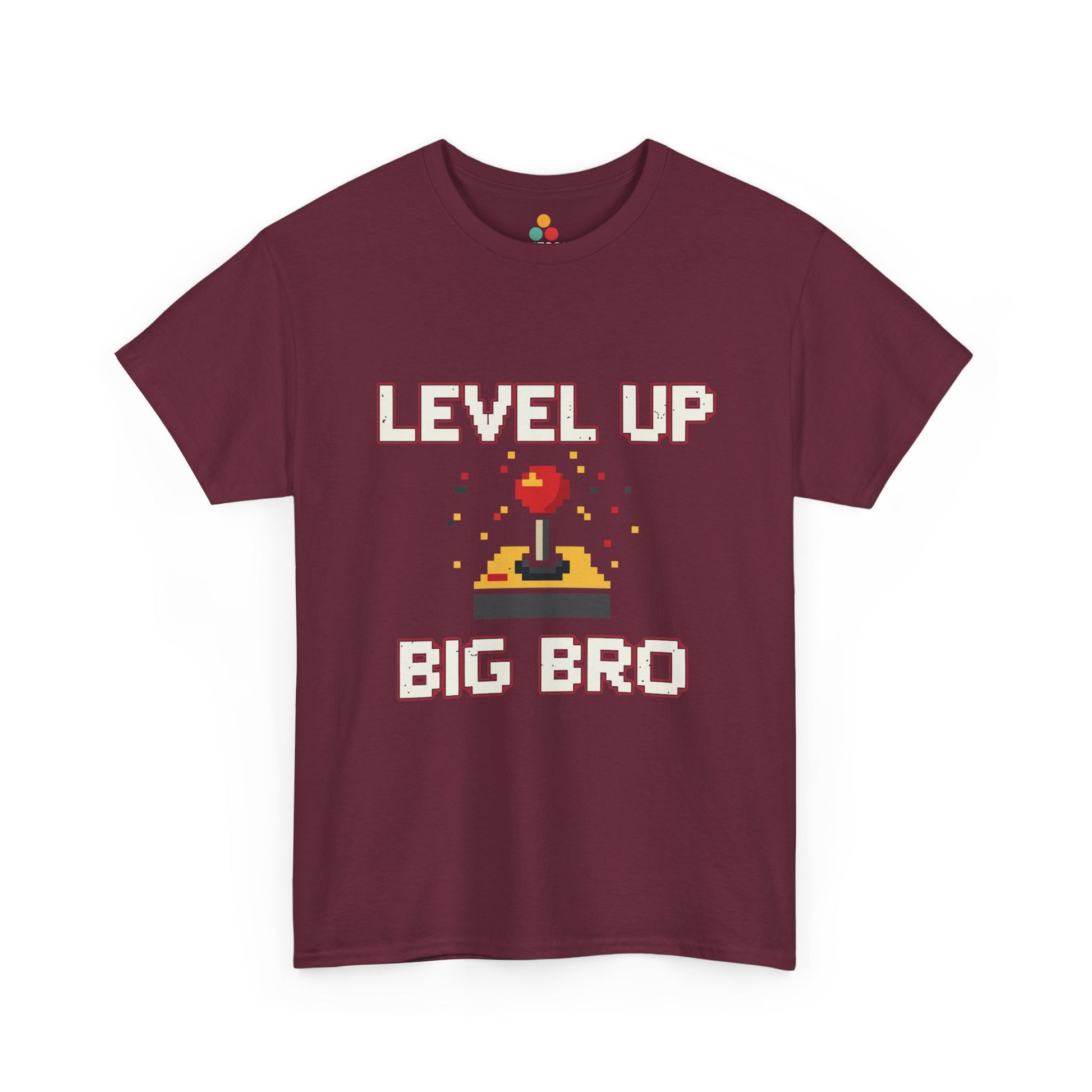 Level Up Big Bro Gamer T-Shirt – Retro Gaming Brother Gift | TEEZOCA 