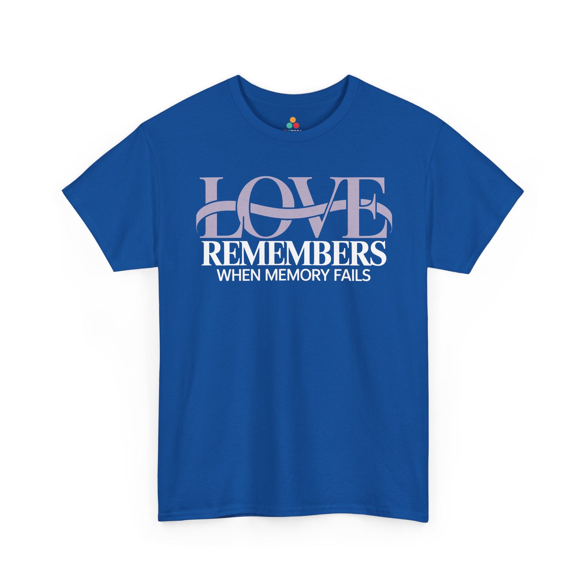 Love Remembers When Memory Fails Alzheimer’s Awareness Unisex T-shirt | TEEZOCA 