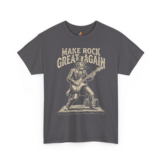 Make Rock Great Again Guitar Vintage Unisex T-shirt Abraham Lincoln | TEEZOCA 