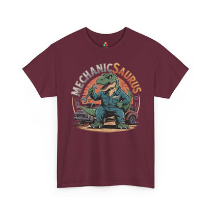 Mechanicsaurus Funny Mechanic Dinosaur Unisex T-shirt | TEEZOCA 