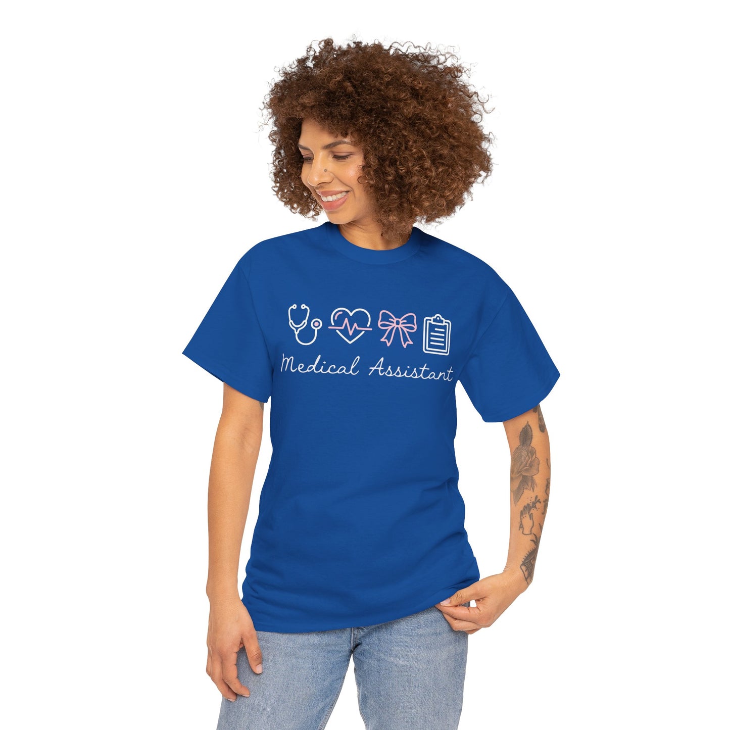 Medical Assistant Aesthetic Cute Bow Healthcare Unisex T-shirt Gift | TEEZOCA 