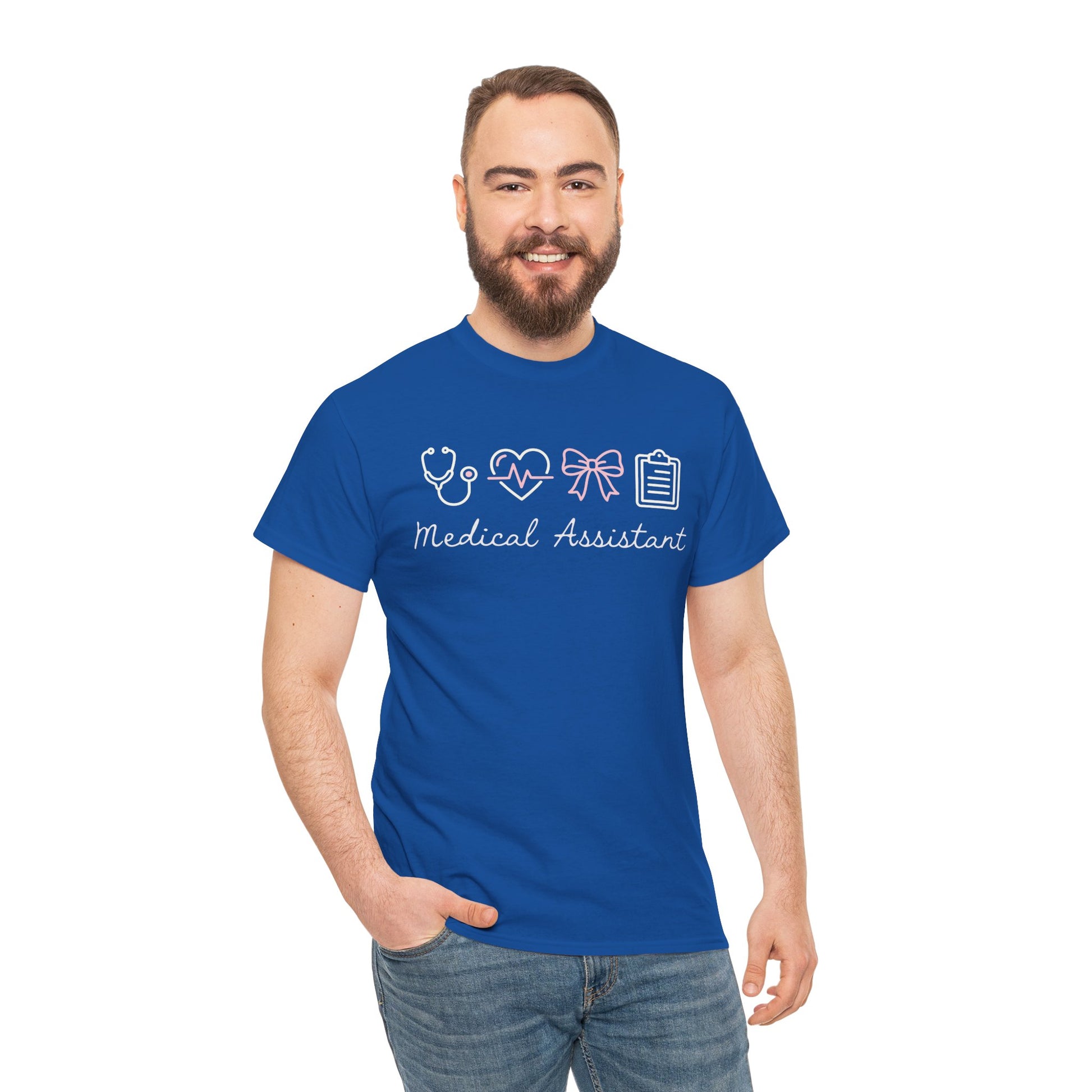 Medical Assistant Aesthetic Cute Bow Healthcare Unisex T-shirt Gift | TEEZOCA 