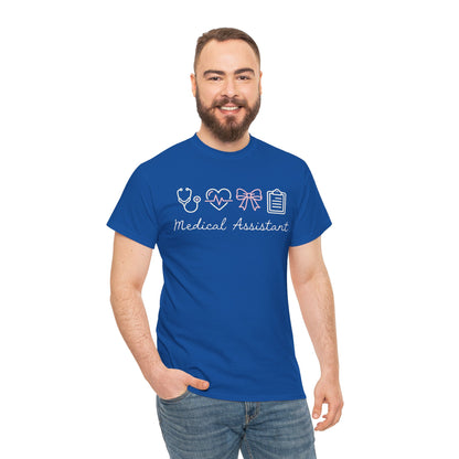 Medical Assistant Aesthetic Cute Bow Healthcare Unisex T-shirt Gift | TEEZOCA 