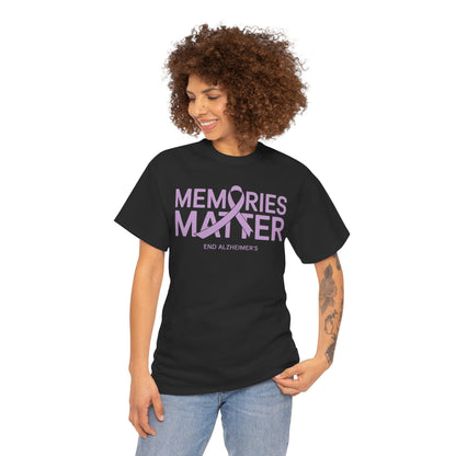 Memories Matter End Alzheimer’s Unisex T-shirt Support Tee | TEEZOCA 