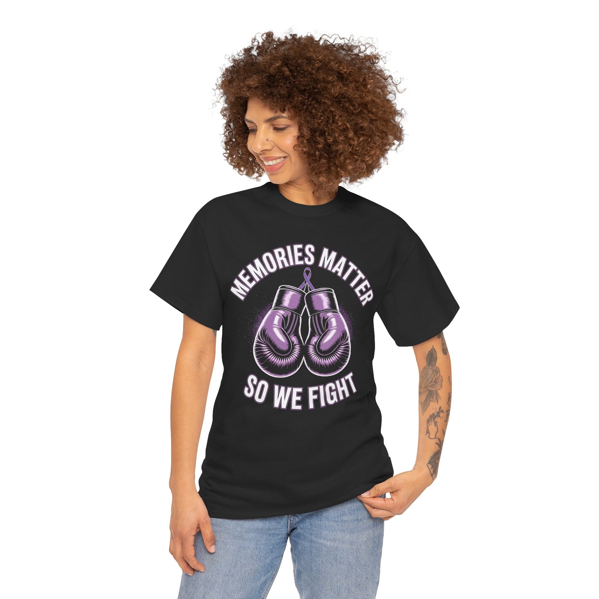 Memories Matter So We Fight Alzheimer’s Awareness Unisex T-shirt | TEEZOCA 