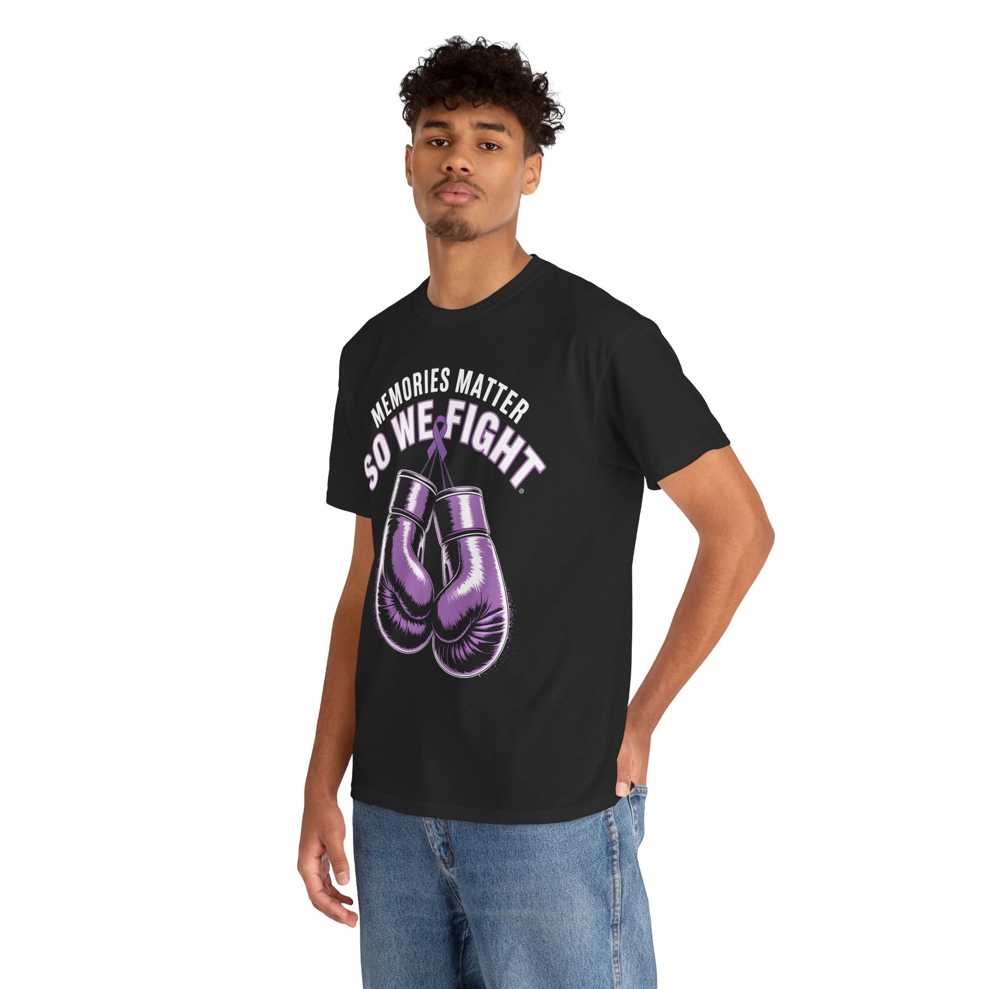 Memories Matter So We Fight Unisex T-shirt – Alzheimer Support | TEEZOCA 