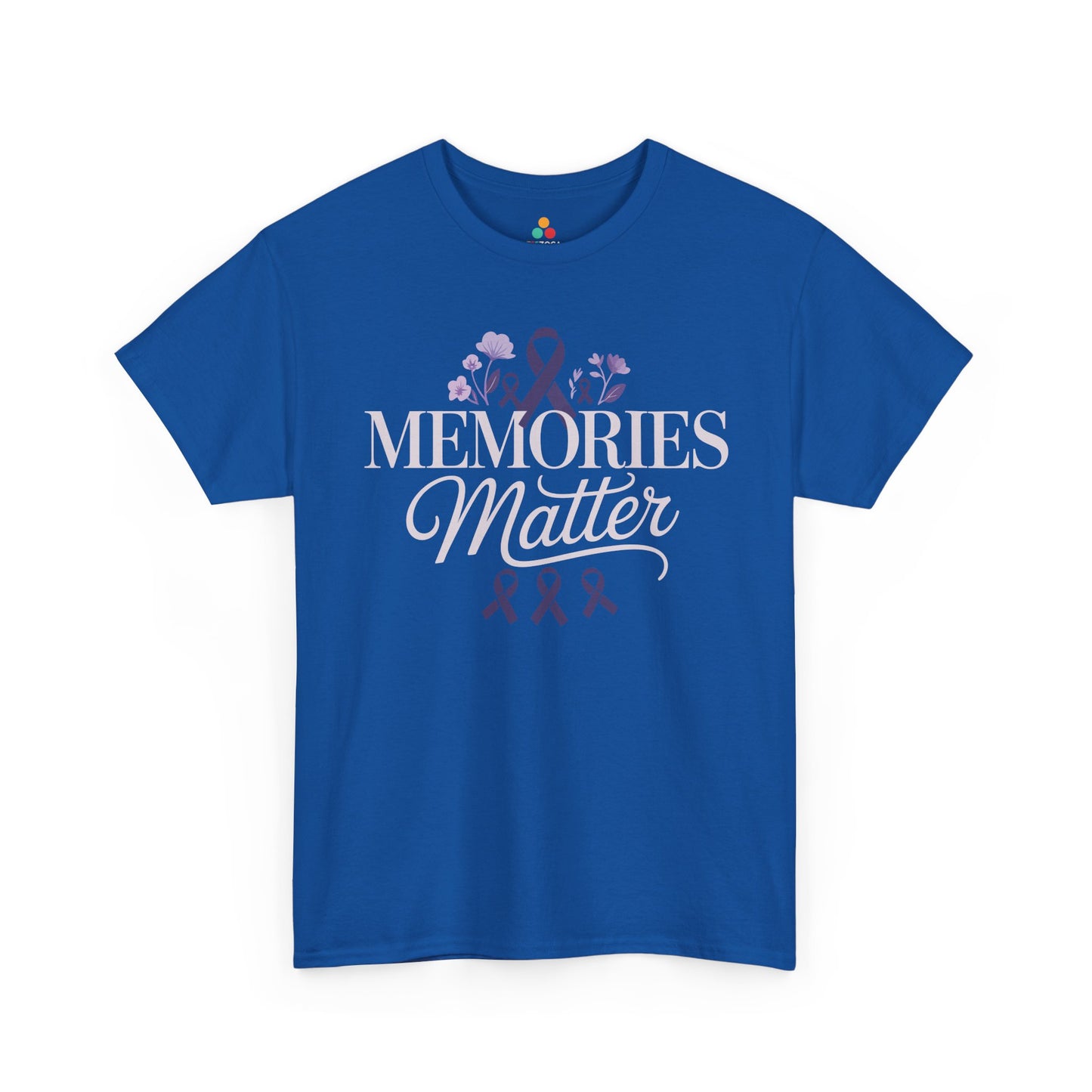 Memories Matter Unisex T-shirt – Alzheimer's Awareness Ribbon | TEEZOCA 
