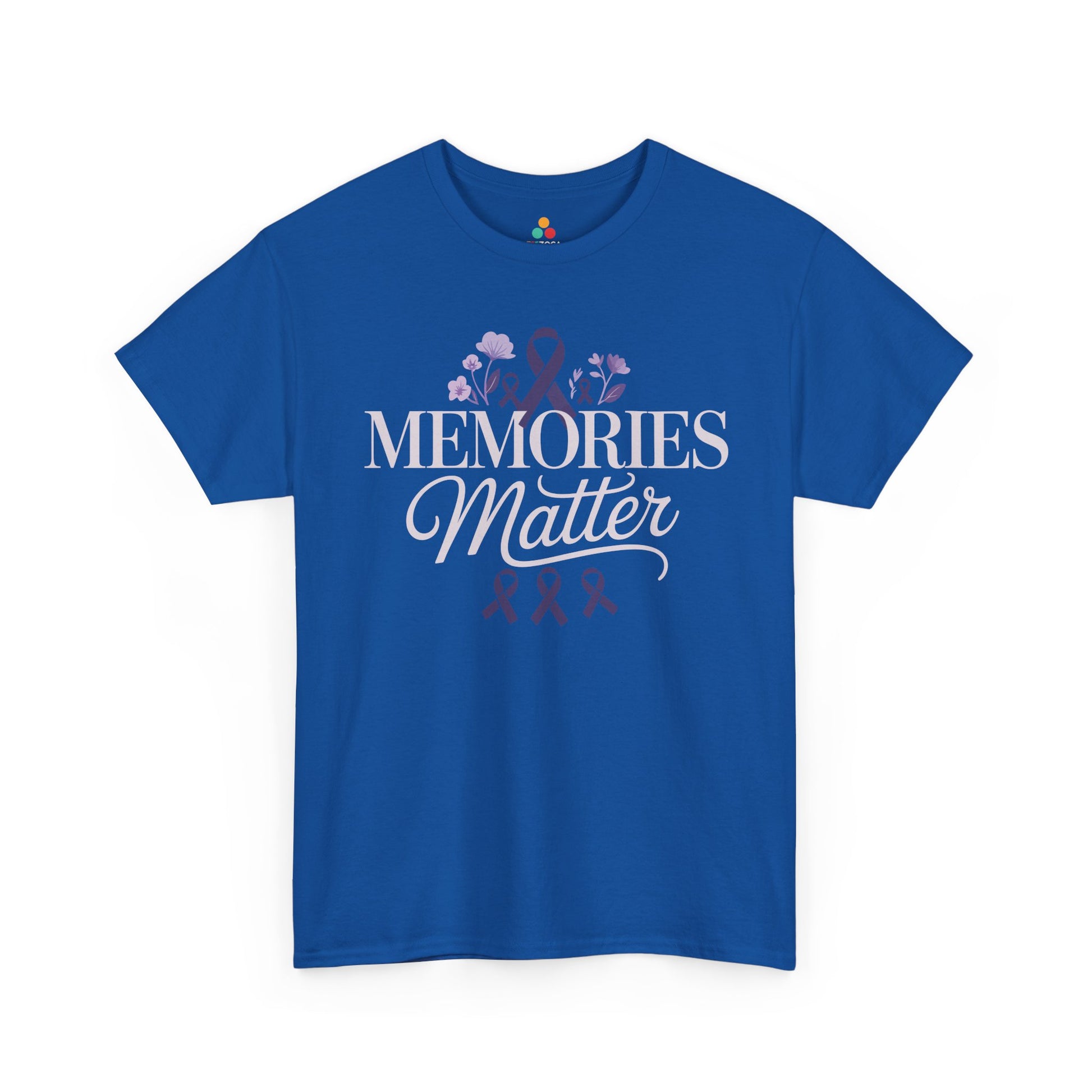 Memories Matter Unisex T-shirt – Alzheimer's Awareness Ribbon | TEEZOCA 