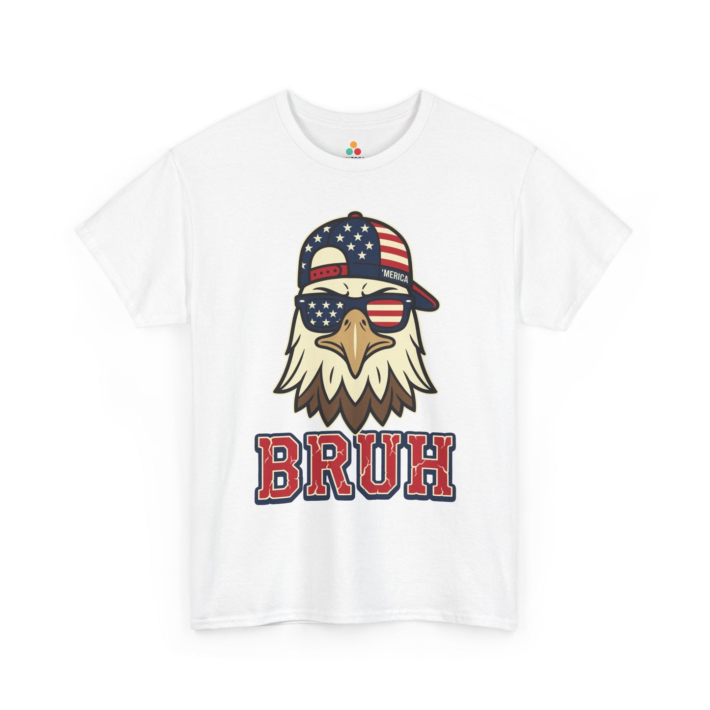 Men's 4th of July Shirts, Funny Merica Bruh Eagle Patriotic T-shirt | TEEZOCA 