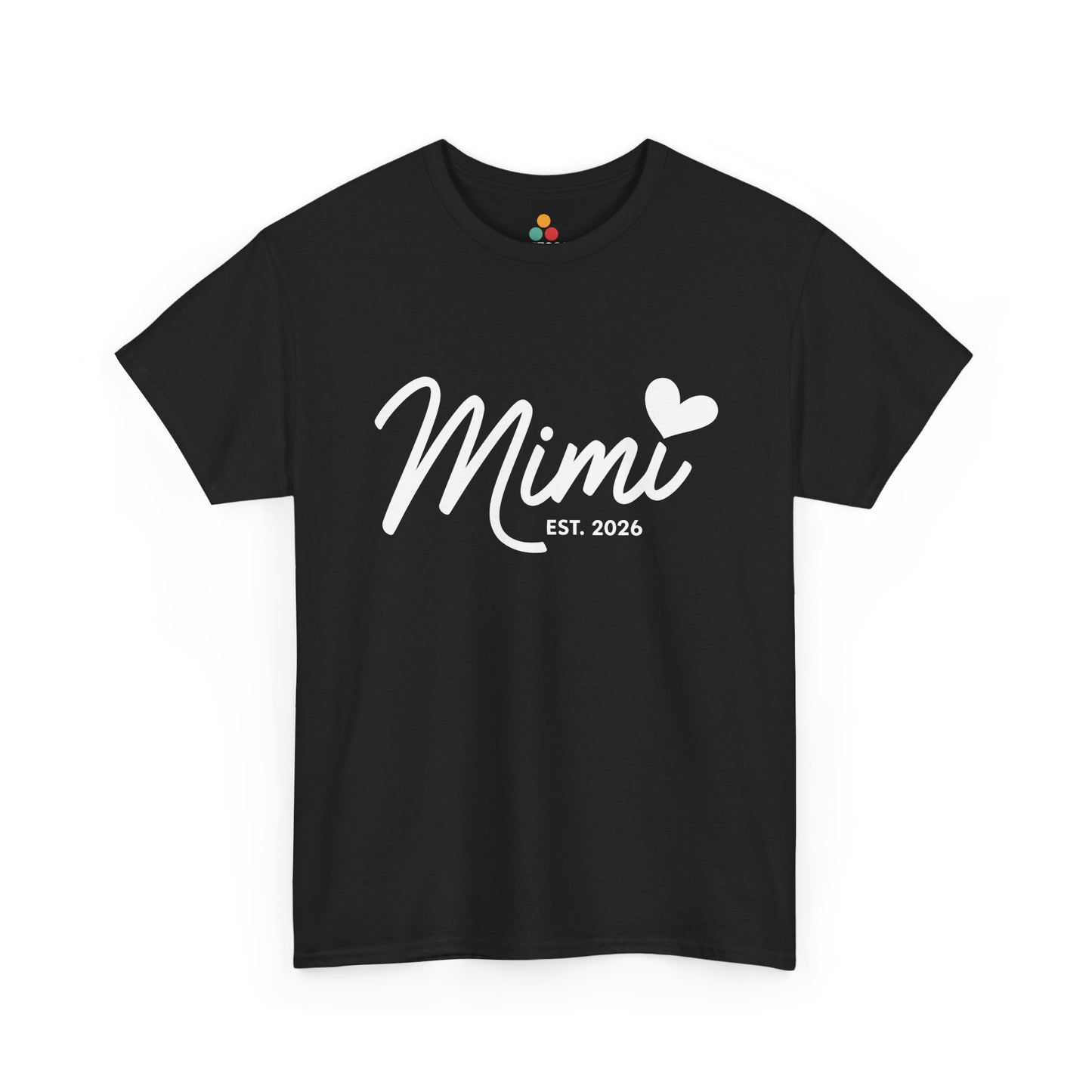 Mimi Est 2026 T-Shirt – New Grandma Heart Gift | TEEZOCA 