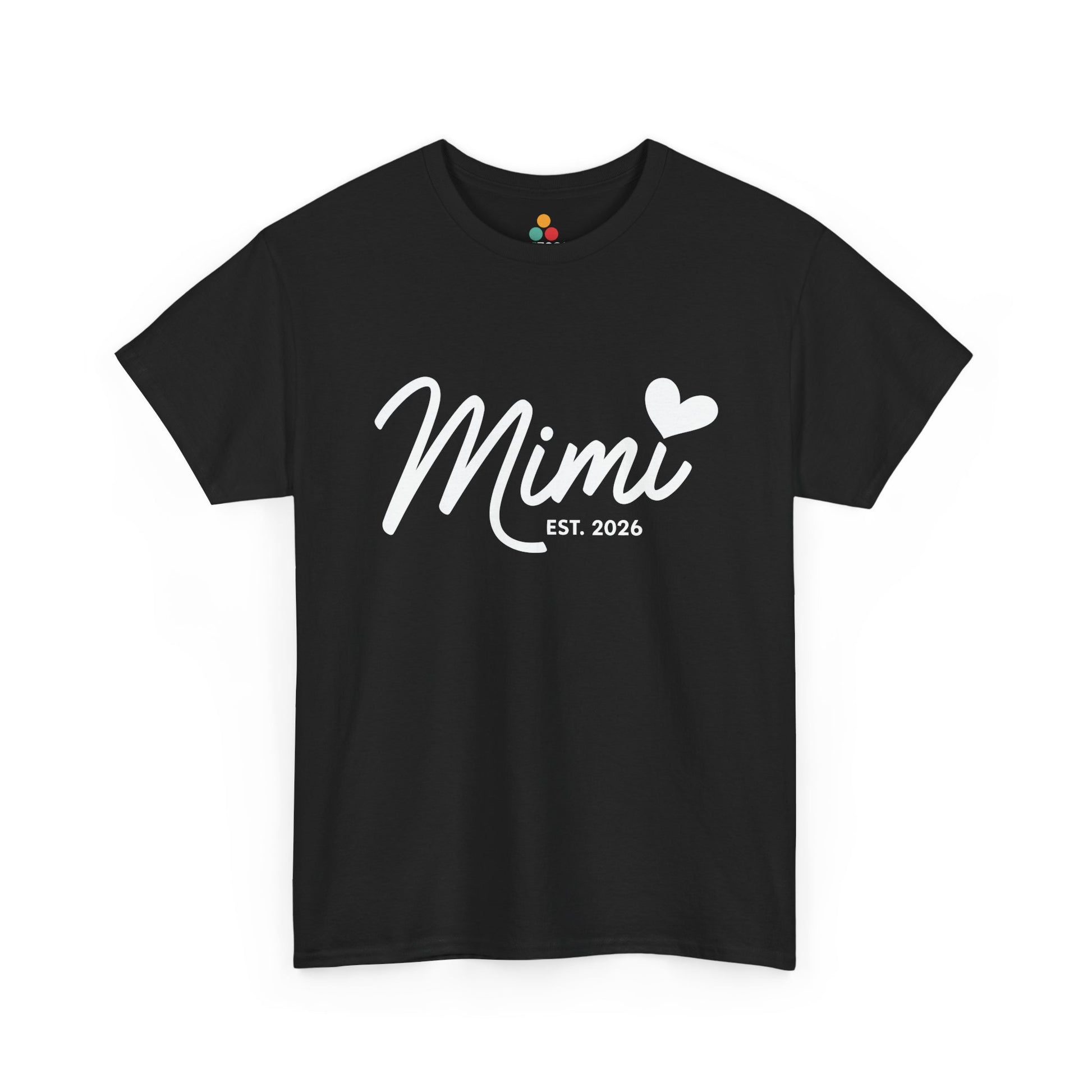 Mimi Est 2026 T-Shirt – New Grandma Heart Gift | TEEZOCA 