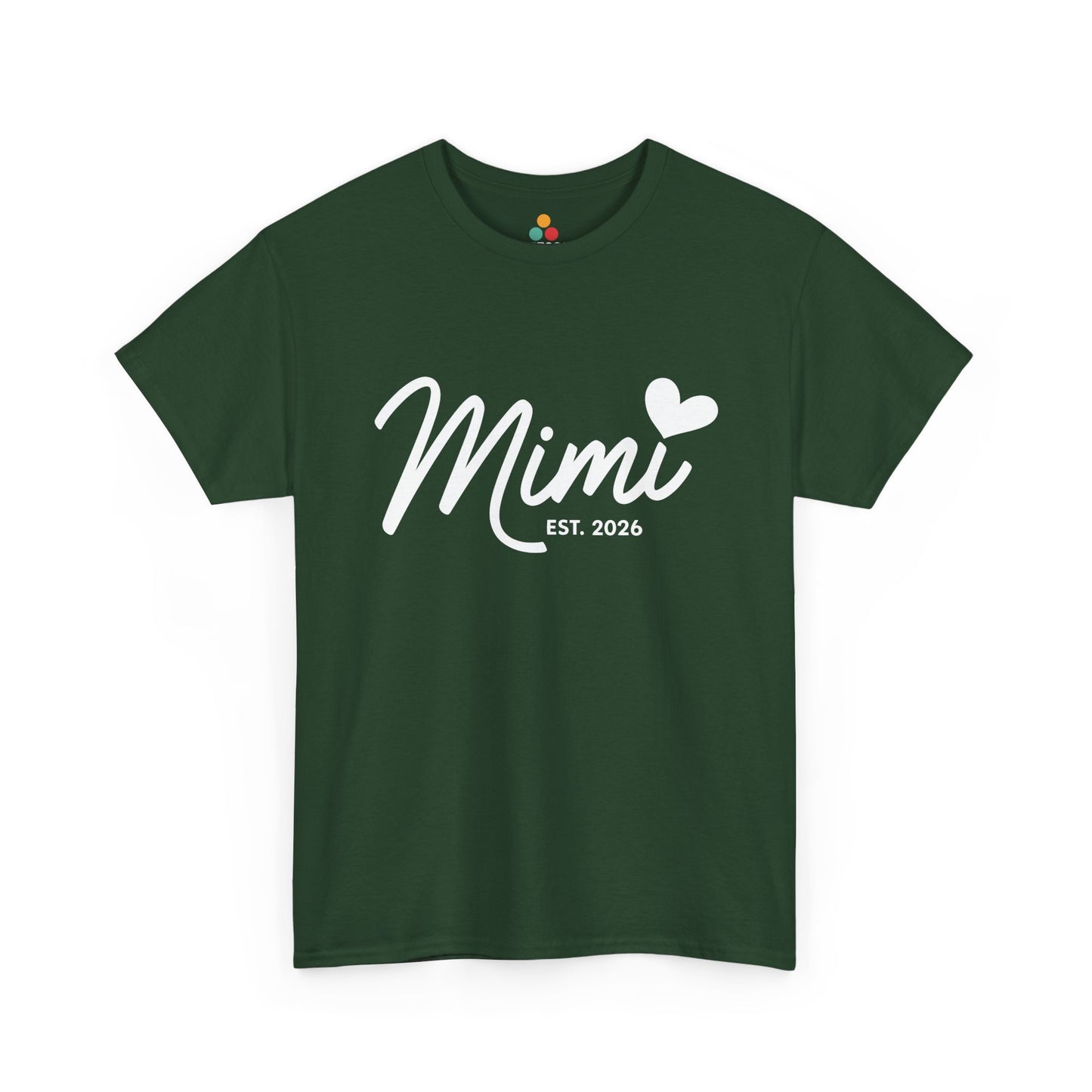 Mimi Est 2026 T-Shirt – New Grandma Heart Gift | TEEZOCA 
