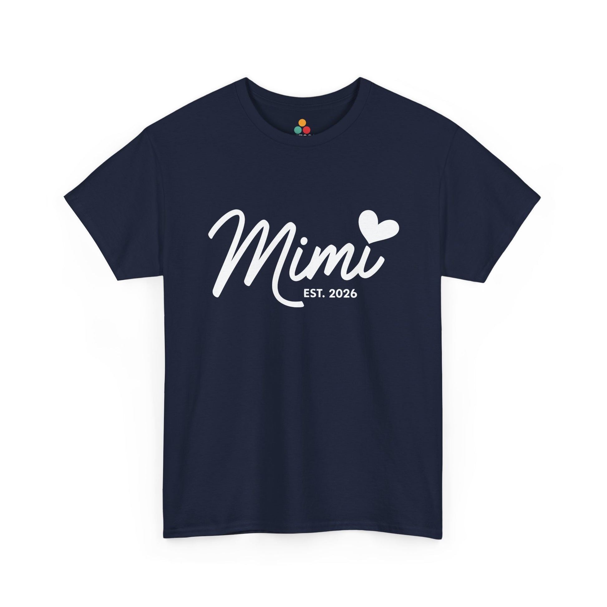 Mimi Est 2026 T-Shirt – New Grandma Heart Gift | TEEZOCA 