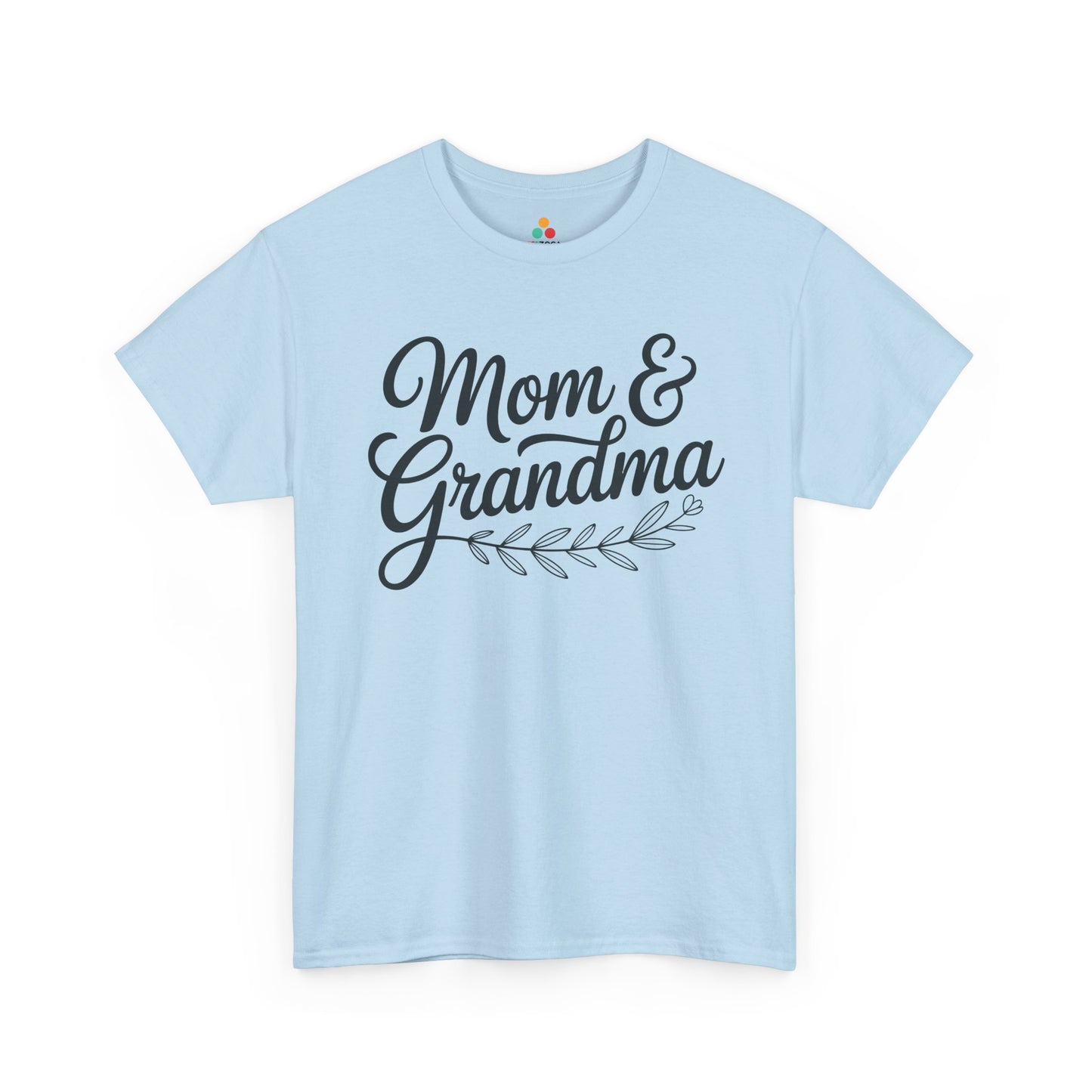 Mom & Grandma Women's T-shirt Minimal Script Mother's Day Gift | TEEZOCA 
