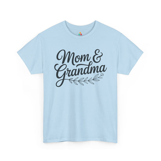 Mom & Grandma Women's T-shirt Minimal Script Mother's Day Gift | TEEZOCA 