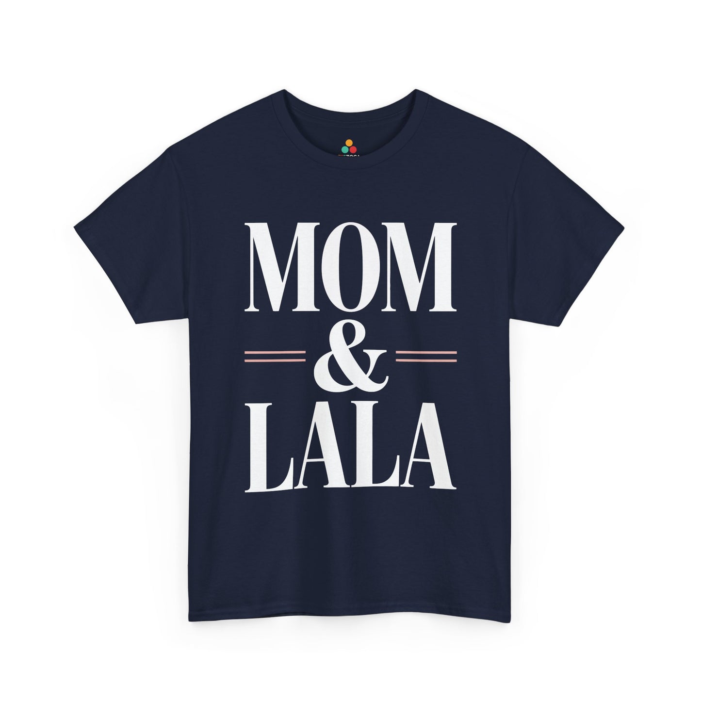 Mom and Lala Women's T-shirt Minimalist Mother's Day Gift Idea | TEEZOCA 