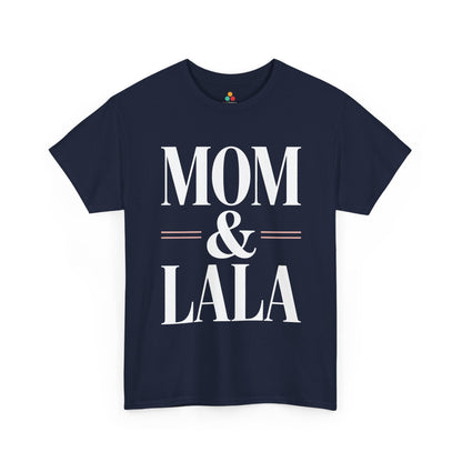 Mom and Lala Women's T-shirt Minimalist Mother's Day Gift Idea | TEEZOCA 