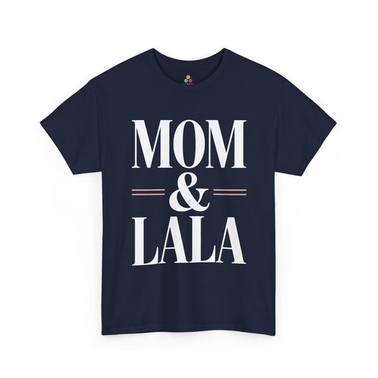Mom and Lala Women's T-shirt Minimalist Mother's Day Gift Idea | TEEZOCA 