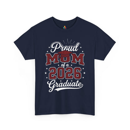 Proud Mom of a 2026 Graduate Unisex T-shirt Graduation Gift | TEEZOCA 