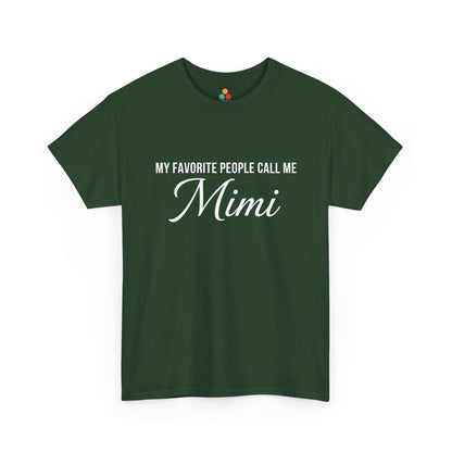My Favorite People Call Me Mimi T‑Shirt – Cute Mimi Grandma Gift Tee | TEEZOCA 