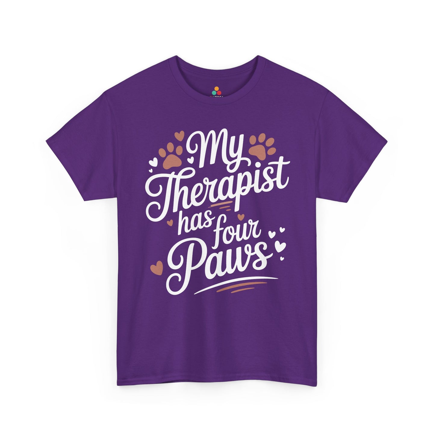 My Therapist Has Four Paws Dog Lover Unisex T-shirt | TEEZOCA 