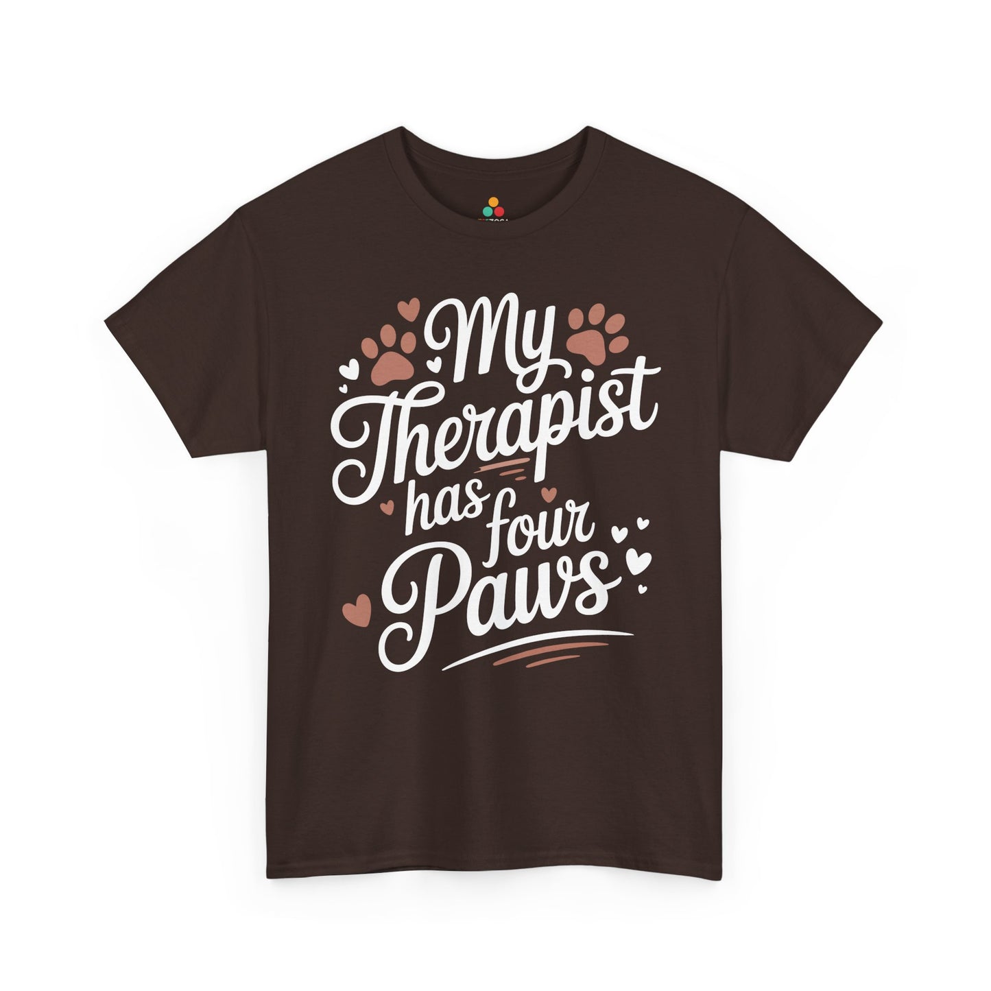 My Therapist Has Four Paws Dog Lover Unisex T-shirt | TEEZOCA 