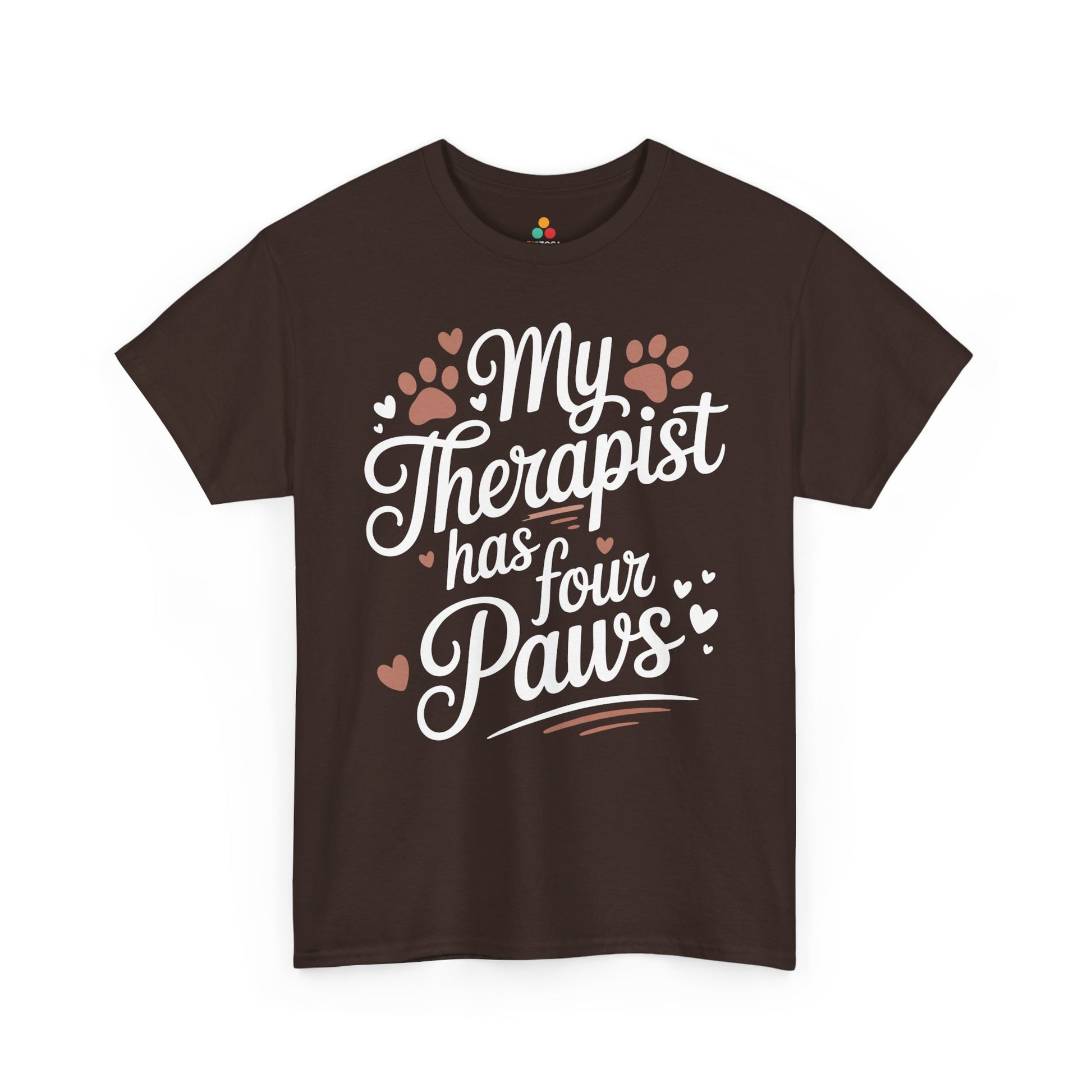 My Therapist Has Four Paws Dog Lover Unisex T-shirt | TEEZOCA 