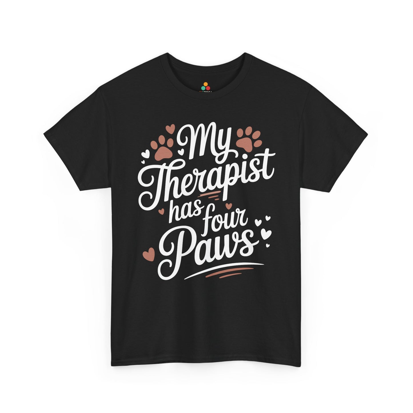 My Therapist Has Four Paws Dog Lover Unisex T-shirt | TEEZOCA 