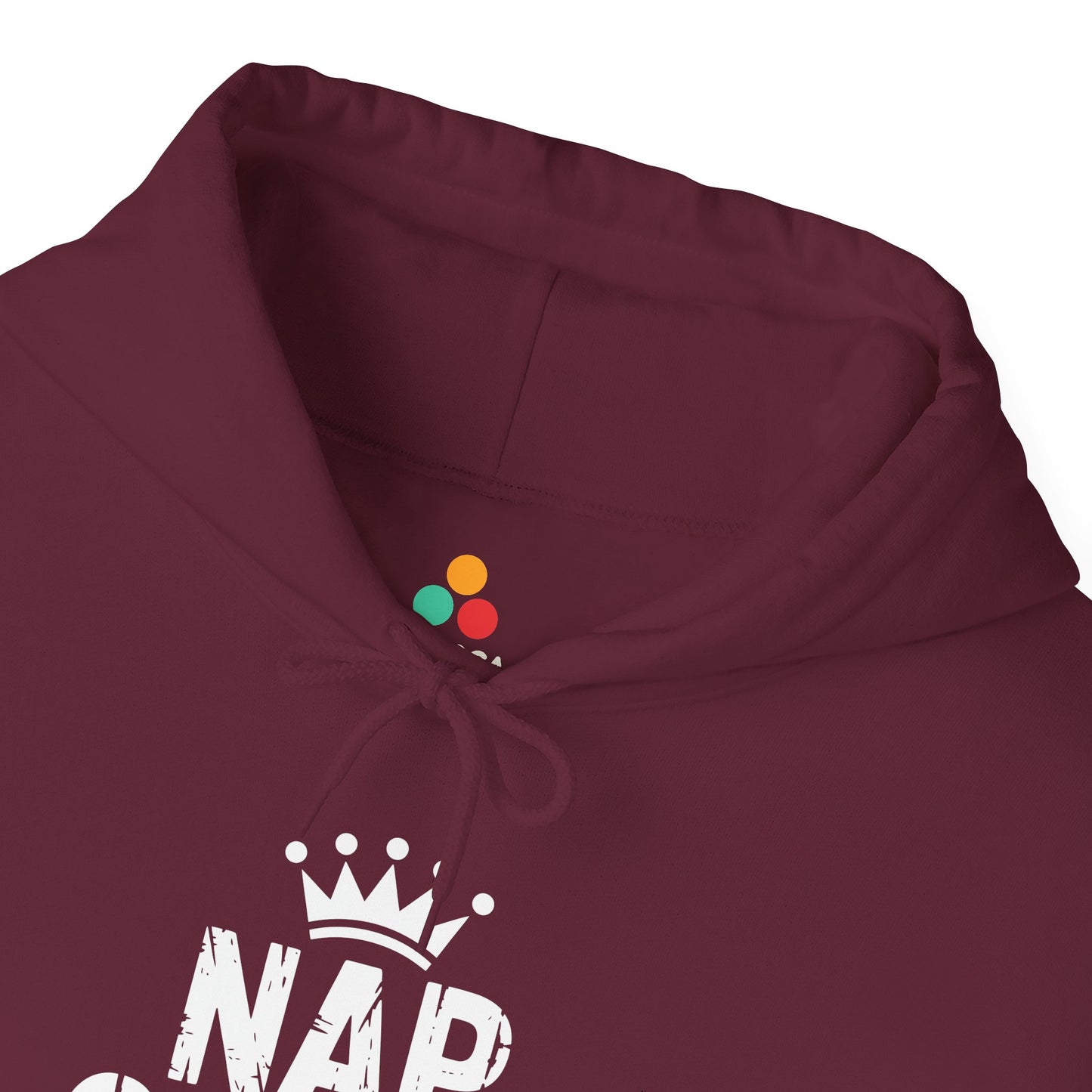 Nap Queen Crown Statement Heavy Blend Hoodie | TEEZOCA bold nap queen quote Unisex Heavy Blend Hoodie