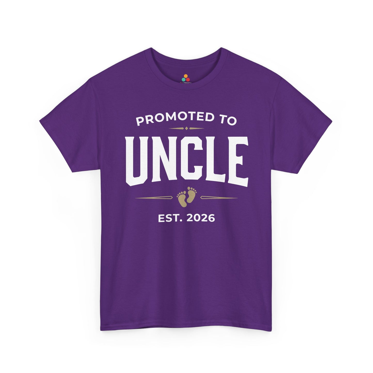 Promoted to Uncle 2026 Unisex T-shirt Funny New Uncle Gift | TEEZOCA 