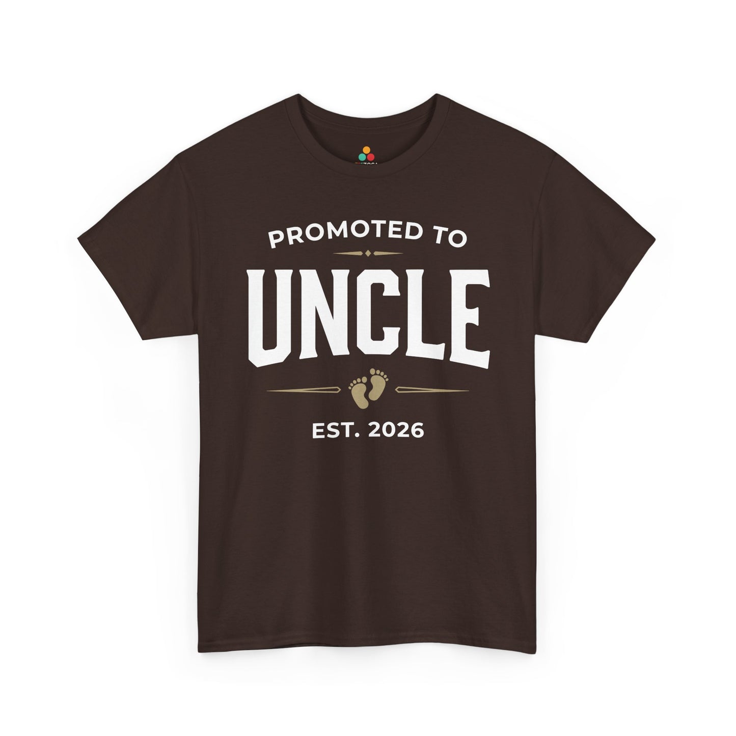 Promoted to Uncle 2026 Unisex T-shirt Funny New Uncle Gift | TEEZOCA 