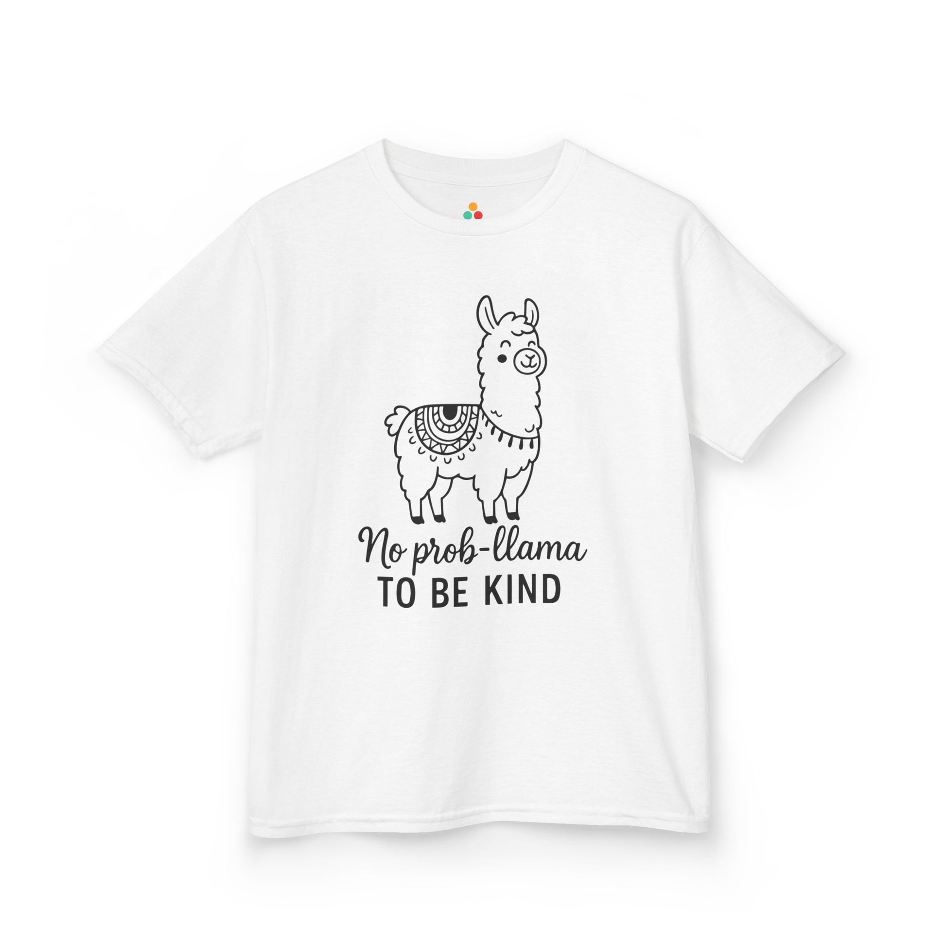No Prob-Llama To Be Kind Orange Unity Day Kids T-shirt | TEEZOCA be kind llama orange school awareness Kids T-shirt
