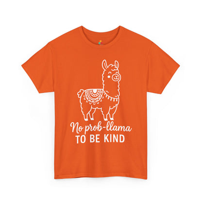 No Prob-Llama To Be Kind Unity Day Anti-Bullying Awareness Unisex T-shirt | TEEZOCA no prob llama be kind Unity Day Unisex T-shirt