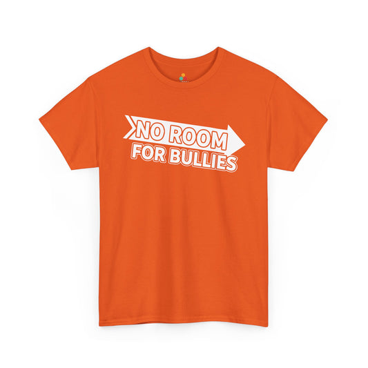 No Room for Bullies Unisex T-Shirt | Unity Day Anti-Bullying Message Tee | TEEZOCA no room for bullies Unisex T-shirt unity day design
