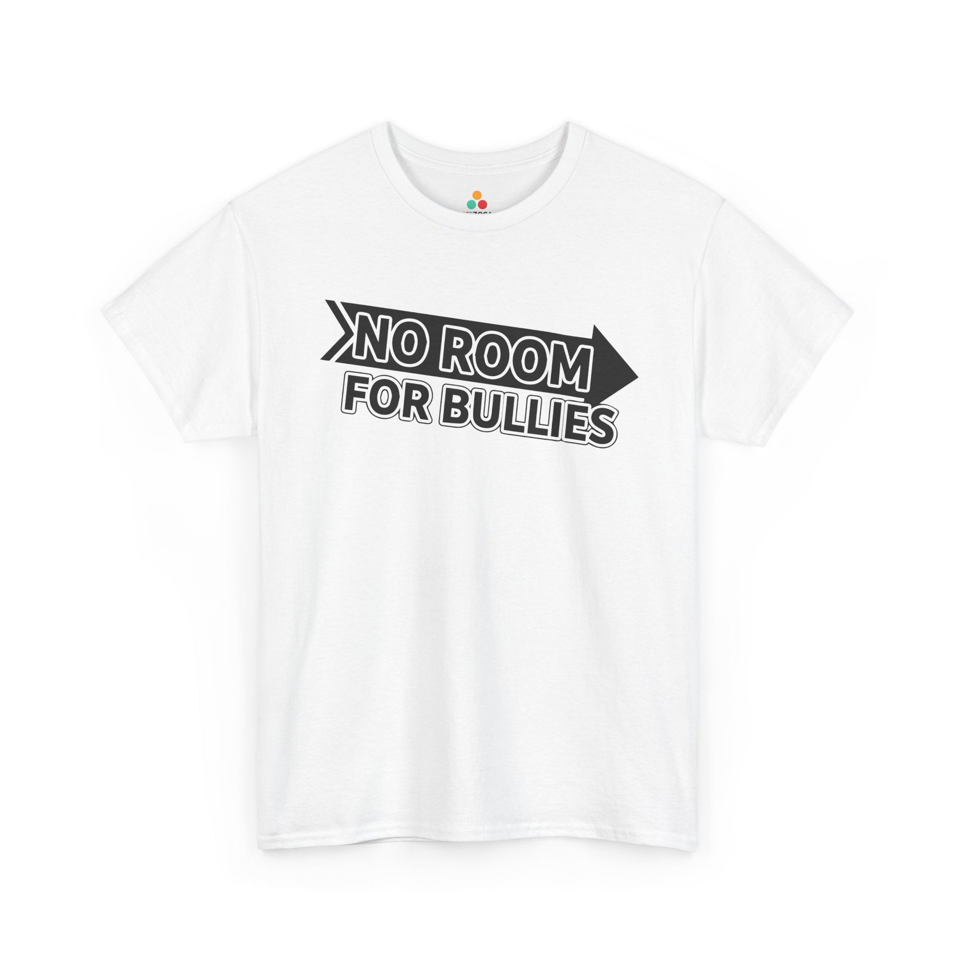 No Room for Bullies Unisex T-Shirt | Unity Day Anti-Bullying Message Tee | TEEZOCA stand against bullying Unisex T-shirt message tee