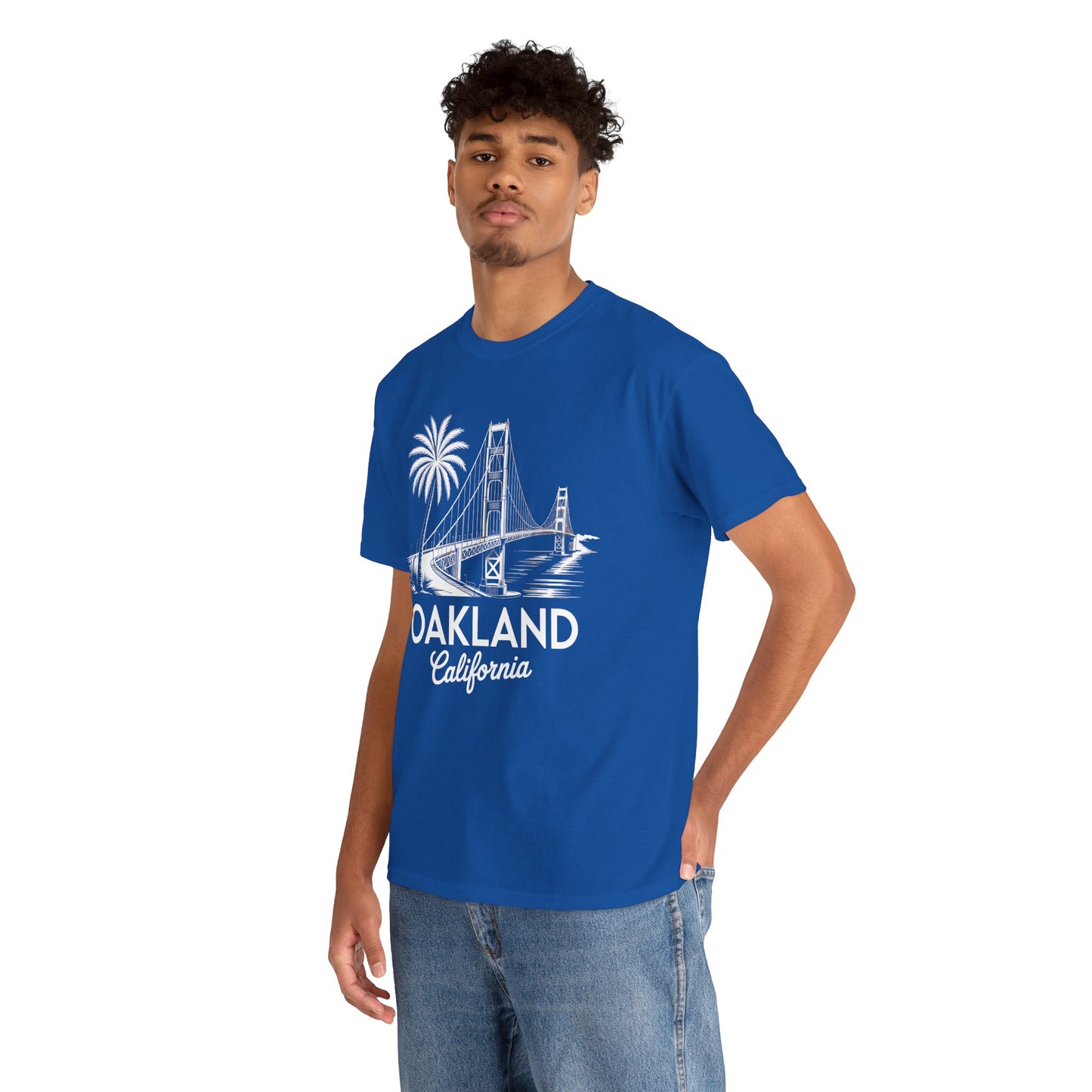 Oakland California Golden Gate Bridge Vintage Unisex T-shirt | TEEZOCA 