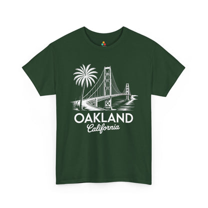 Oakland California Golden Gate Bridge Vintage Unisex T-shirt | TEEZOCA 