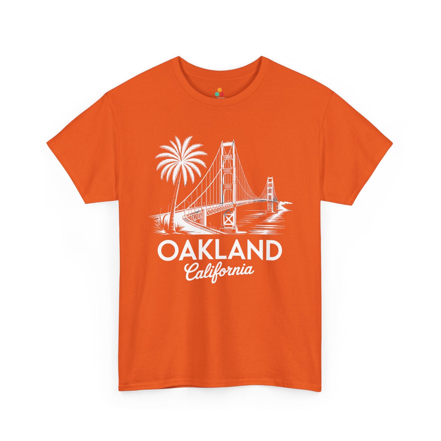 Oakland California Golden Gate Bridge Vintage Unisex T-shirt | TEEZOCA 