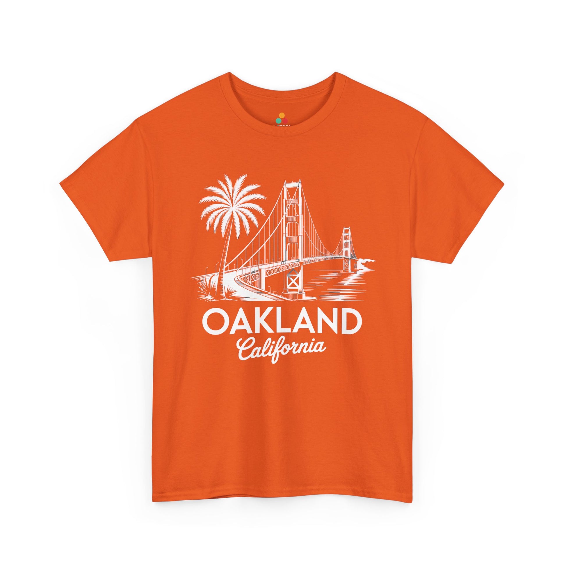 Oakland California Golden Gate Bridge Vintage Unisex T-shirt | TEEZOCA 