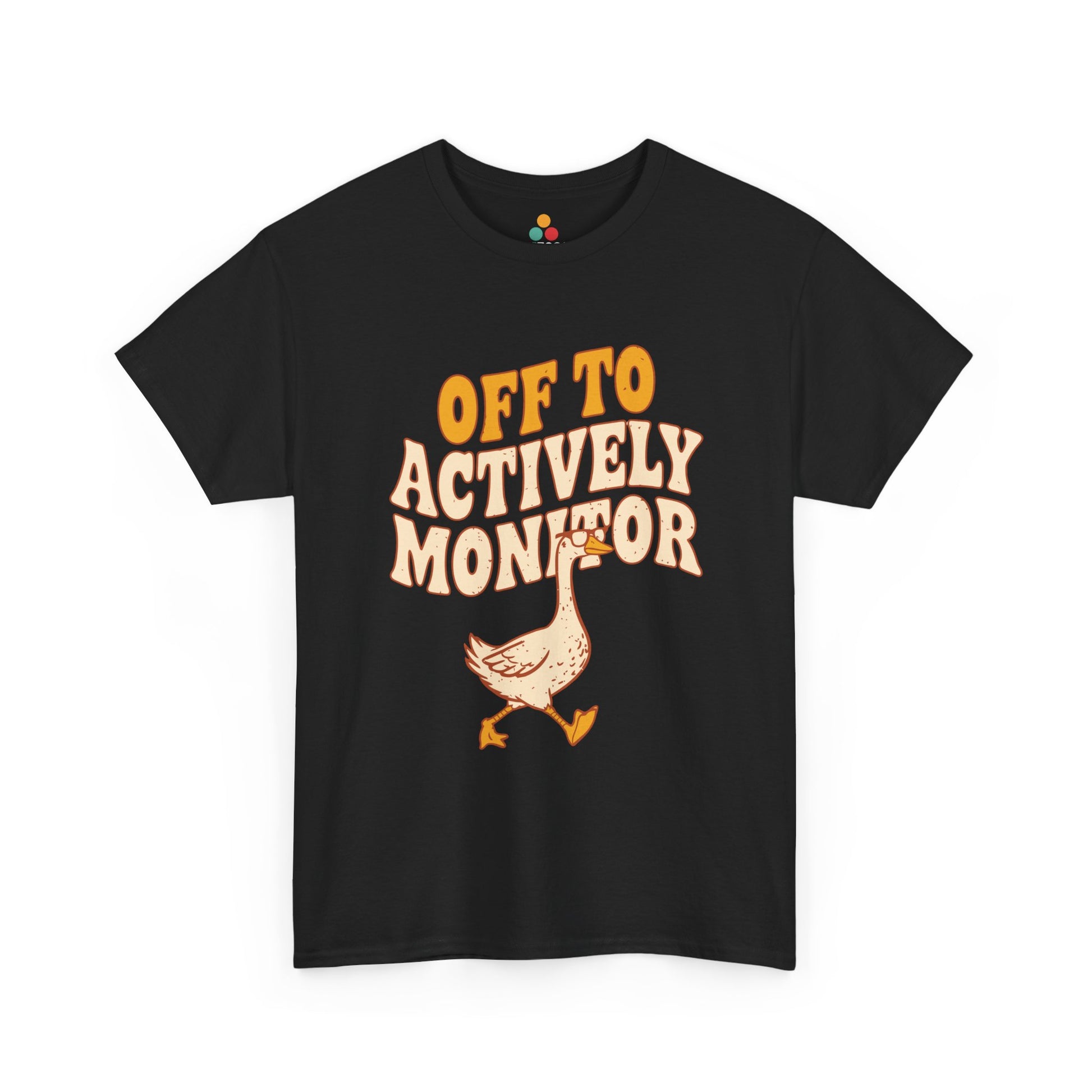 Off To Actively Monitor Funny Teacher T-Shirt – Sarcastic Testing Day Goose Tee Gift | TEEZOCA 