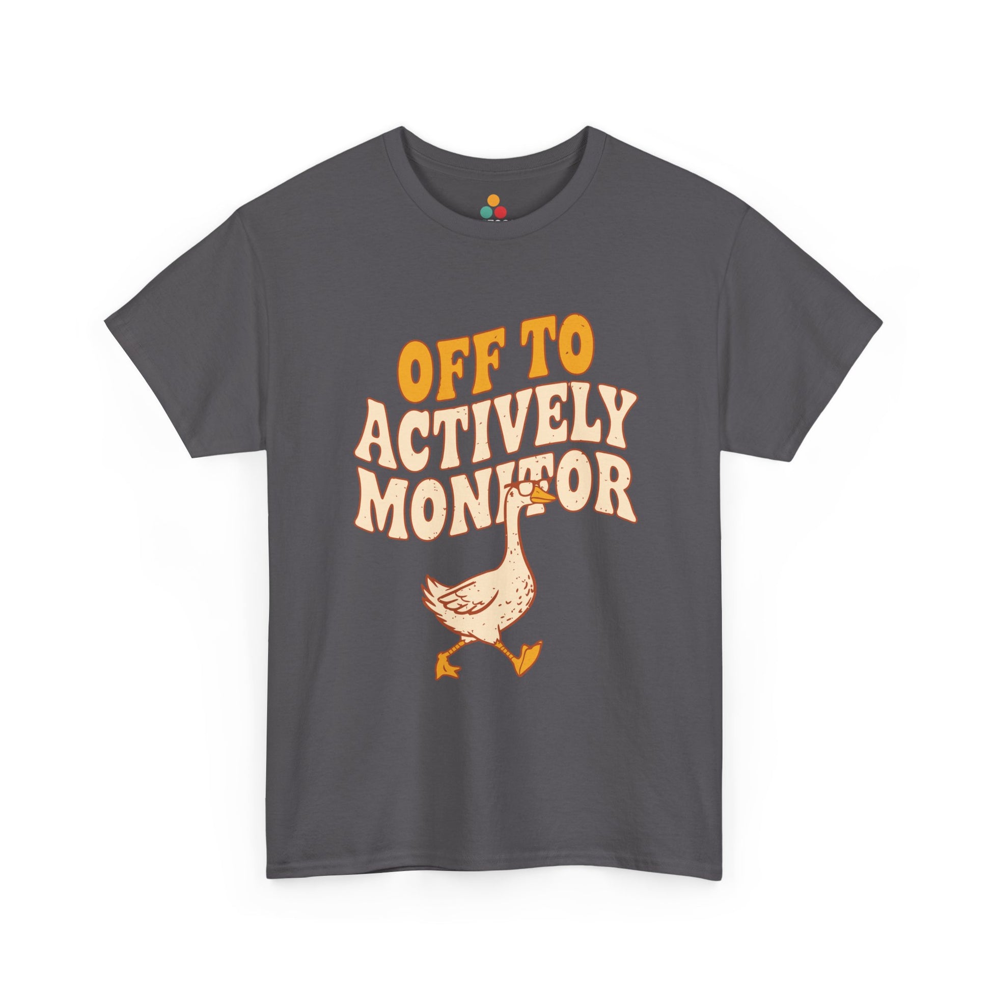 Off To Actively Monitor Funny Teacher T-Shirt – Sarcastic Testing Day Goose Tee Gift | TEEZOCA 