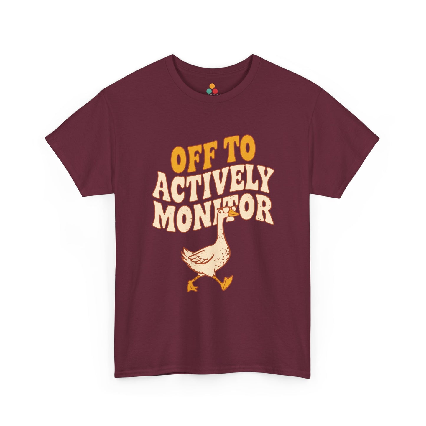 Off To Actively Monitor Funny Teacher T-Shirt – Sarcastic Testing Day Goose Tee Gift | TEEZOCA 