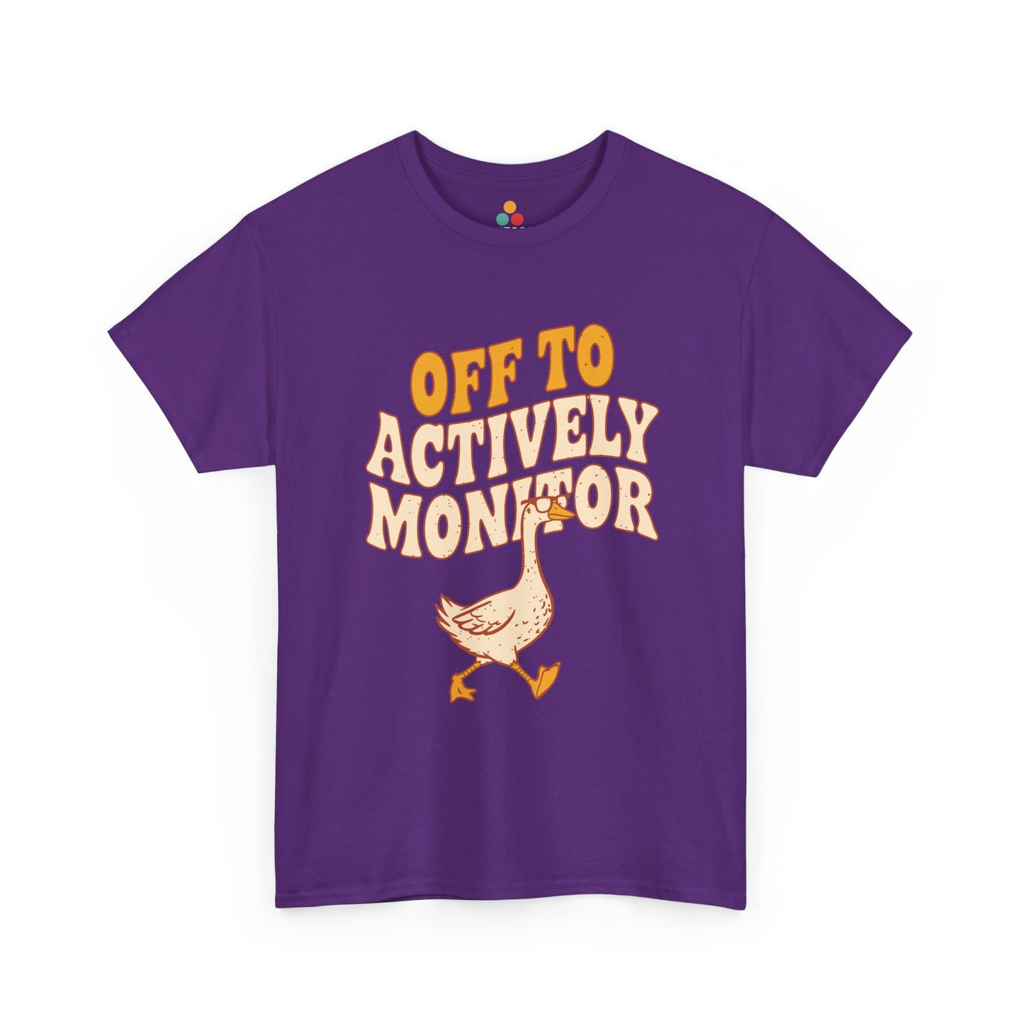 Off To Actively Monitor Funny Teacher T-Shirt – Sarcastic Testing Day Goose Tee Gift | TEEZOCA 