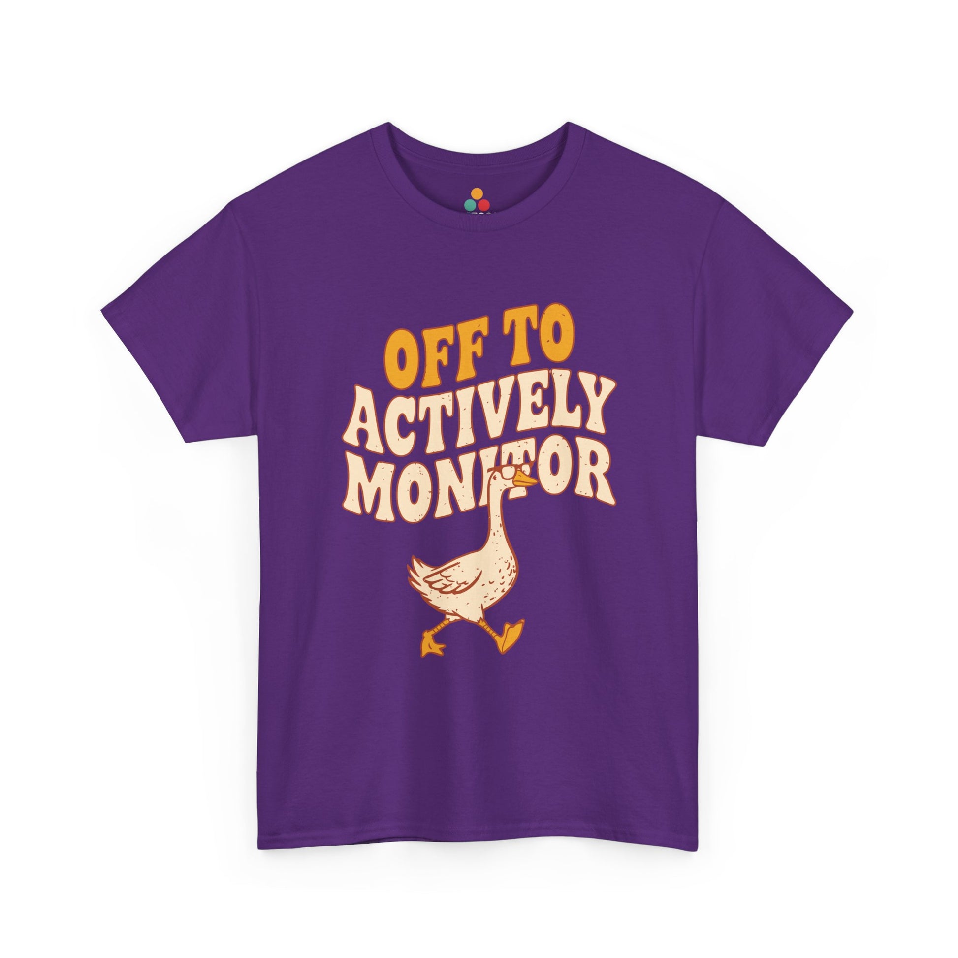 Off To Actively Monitor Funny Teacher T-Shirt – Sarcastic Testing Day Goose Tee Gift | TEEZOCA 
