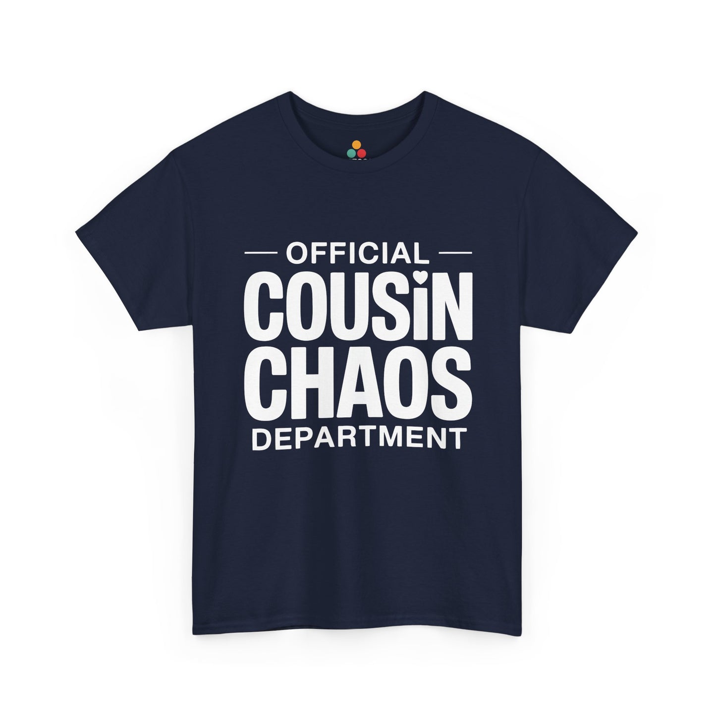 Official Cousin Chaos Department Graphic T-Shirt – Funny Sarcastic Family Tee for Cousin Crew | TEEZOCA 
