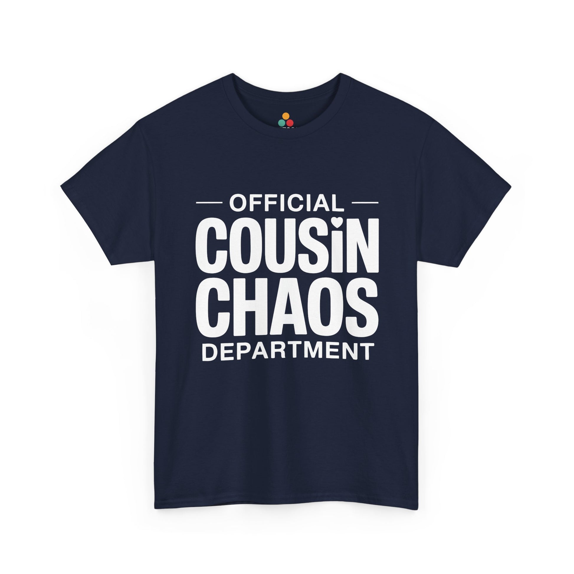 Official Cousin Chaos Department Graphic T-Shirt – Funny Sarcastic Family Tee for Cousin Crew | TEEZOCA 