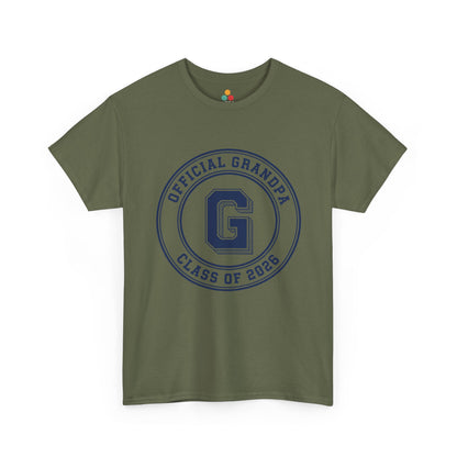 Official Grandpa Class of 2026 Army Green T-Shirt – New Grandpa Gift | TEEZOCA 