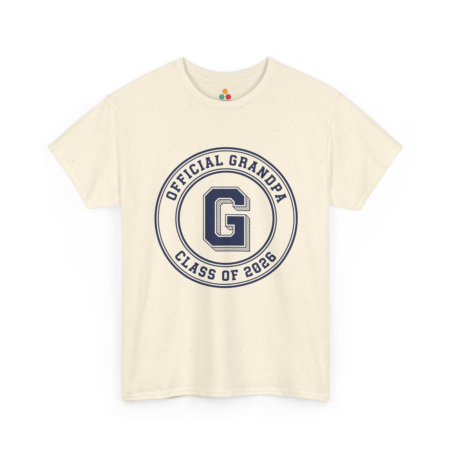 Official Grandpa Class of 2026 Creme T-Shirt – New Grandpa Gift | TEEZOCA 